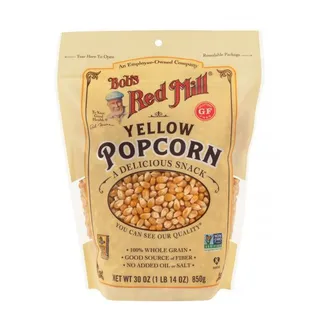 بوبس ريد ميل popcorn أصفر خالي من الجلوتين 850 جم
