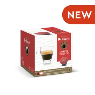 De Roccis Intenso Espresso Coffee 16 Capsules Dolce Gusto Compatible