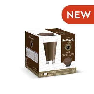 De Roccis Hot Chocolate 16 Capsules Dolce Gusto Compatible
