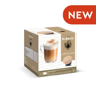 De Roccis Cappuccino 16 Capsules Dolce Gusto Compatible