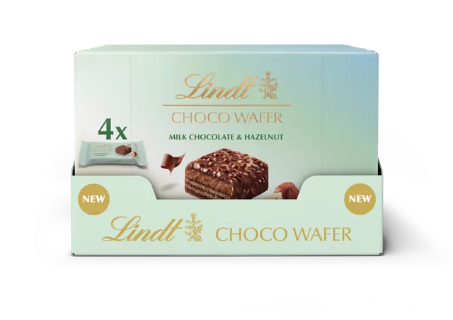 Lindt Choco Wafer with Chocolate & Hazelnut 120g