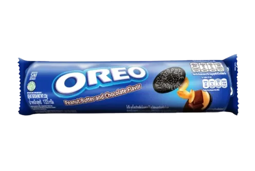 Oreo Peanut Butter & Chocolate Sandwich Cookies, 119g