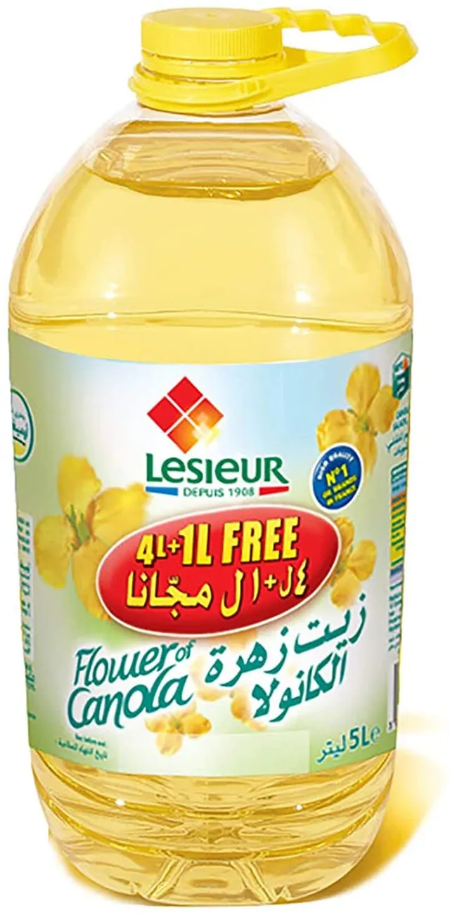 ليزيور زيت كانولا 4 لتر + 1 لتر مجانا