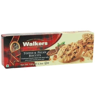 Walkers Cookies With Toffe & Pecan 150 g