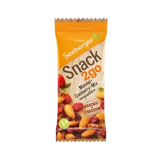 Seeberger Snack 2go Almond & Cranberry Mix, 50g