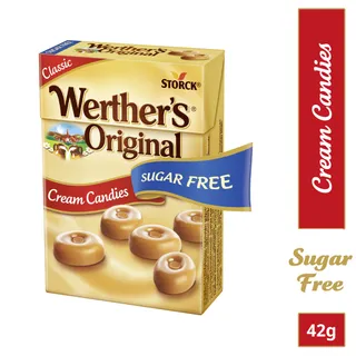 Werther's Original Sugar Free Caramel Butter Candies, 42g