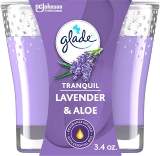 Glade Tranquil Lavender & Aloe Candle, 193g