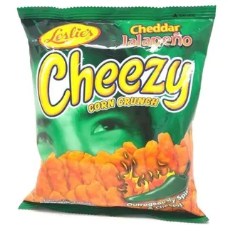 Leslies Cheezy Corn Crunch Cheddar Jalapeno 70 G