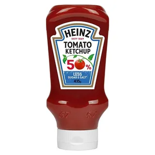 Heinz 50% Less Sugar & Salt Tomato Ketchup, 435g
