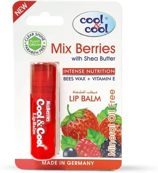 Cool & Cool Mix Berries with Shea Butter Intense Nutrition Lip Balm