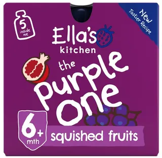 Ella's Kitchen the Purple One Squished Smoothie Fruits 5 x 90 g