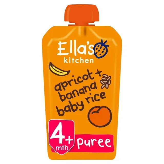 Ella's Kitchen Organic Bananas Apricots Baby Rice 120 g