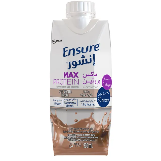 Ensure Cafe Mocha Flavor Max Protein Drink, 330ml
