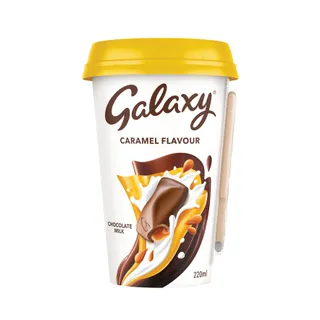 جالاكسي مشروب حليب شوكولاتة بنكهة الكراميل، 220ml