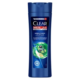 Clear For Men Herbal Fusion 2in1 Anti-Dandruff  Shampoo & Conditioner, 400ml