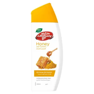 لايف بوي غسول جسم مضاد للبكتيريا بعسل وكركم, 300ml