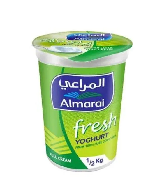 المراعي يوغورت طازج كامل الدسم، 500جم