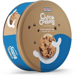 Americana Original Choco Cookies Tins Small , 605g