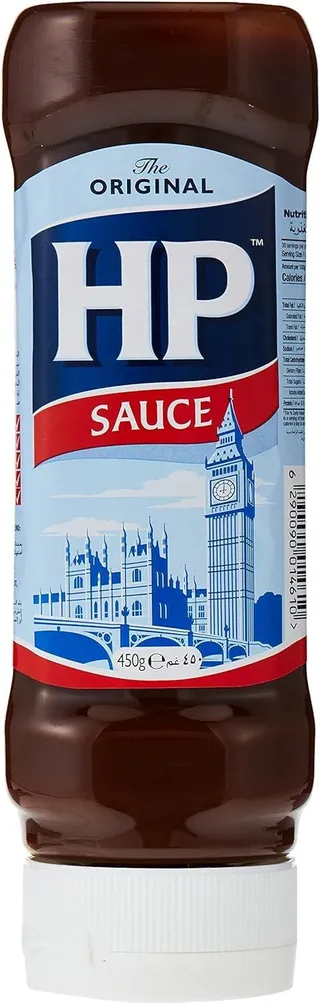 Heinz HP Original Brown Sauce, Top Down Squeezy Bottle, 450 gm