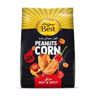 بيست فول سوداني وذرة حار حلو كيس، 150g