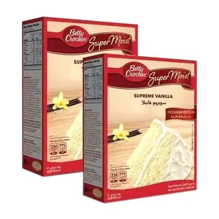 Betty Crocker Supermoist Vanilla 510G X 2 Packs @ Special Discount