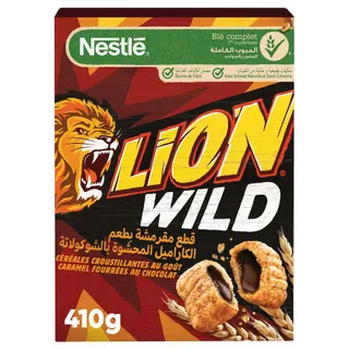 Lion Wild Chocolate Filled Caramel Cereals, 410g