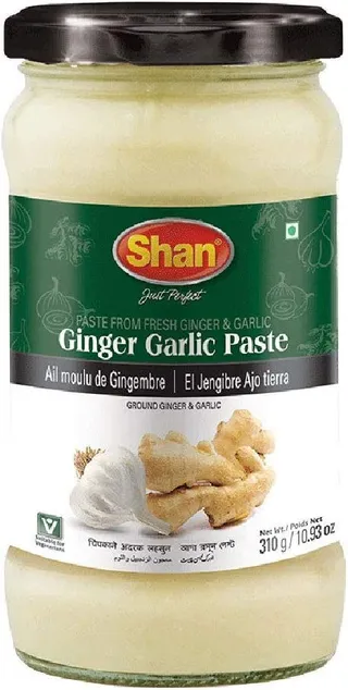 Shan Ginger Garlic Paste Glass Jar, 310g