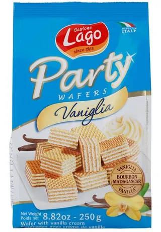 Lago Party Wafers Vanilla 250g