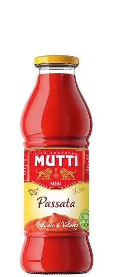 Mutti Tomato Passata Puree Glass Bottle, 400g
