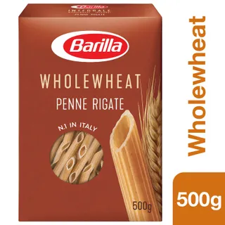 Barilla Whole Wheat Penne Rigate Pasta 500g