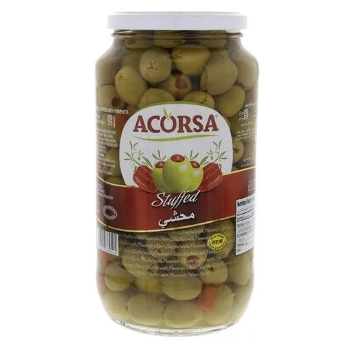 أكورسا زيتون أخضر محشي، 575g