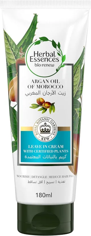 Herbal Essences Bio Renew Nourishing & Detangling Leave-In Hair Cream with Argan Oil 180ml