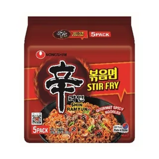 NongShim Shin Ramyun Stir Fry 131gmX5 (Bundle)