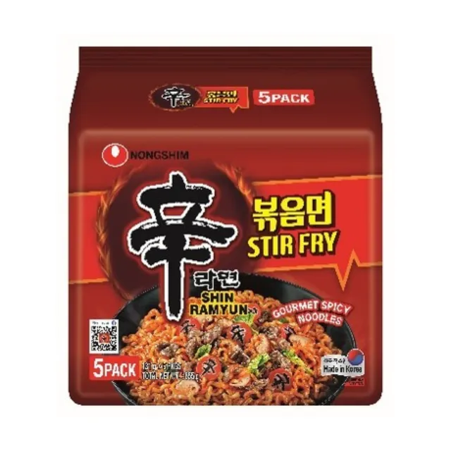 NongShim Shin Ramyun Stir Fry 131gmX5 (Bundle)