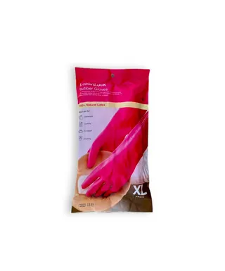 لوك اند لوك قفازات مطاطية وردي - XL, 42cm