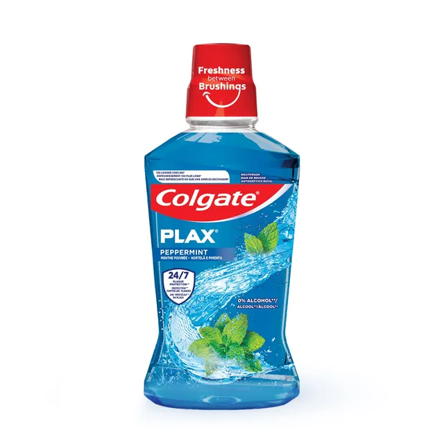 Colgate Plax Blue Peppermint Mouthwash 500ml