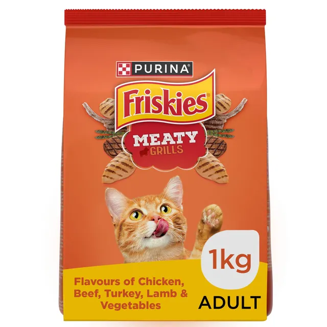Friskies Adult Meaty Grill Bag, 1kg