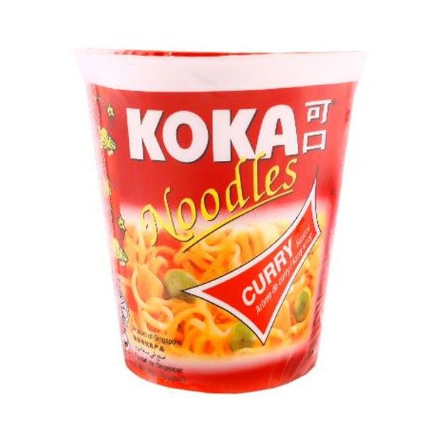 Koka Oriental Instant Noodles Cups Curry 70 g