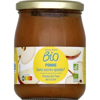 Monoprix Bio Apples Without Added Sugar 560G