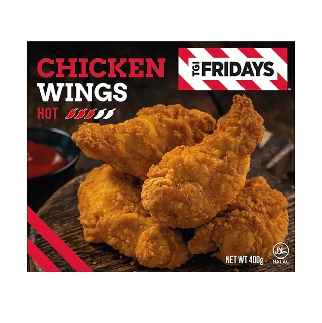 TGI Fridays Chicken Wings Hot, 400g