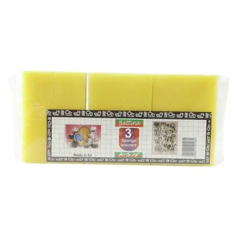 Battina Sponge Scraper, 3 Pieces