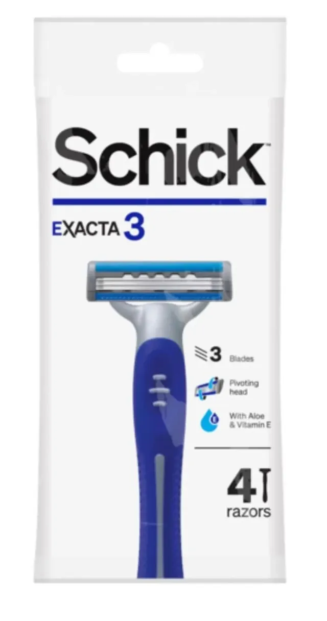 Schick Exacta 3 Men 4Pcs