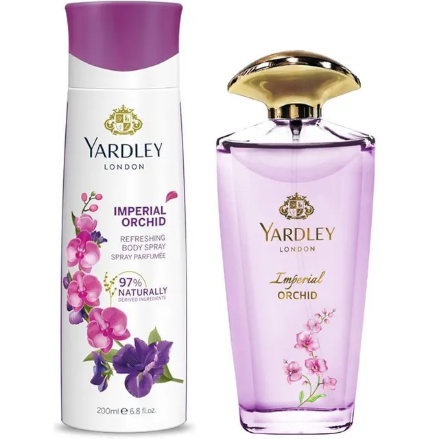Yardley Women Edt 125ML + Body Spray 150 ML Orc Sp