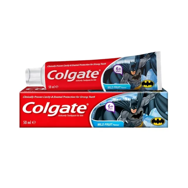 Colgate Kids Boys Fluoride Toothpaste 6+ Batman 50ml