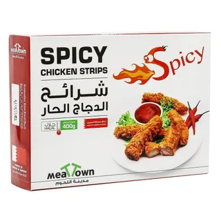 ميت تاون شرائط دجاج حارة 1 Kg