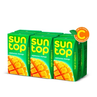 سانتوب مشروب فواكه مانجو، 6x250ml