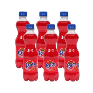 Fanta Strawberry Pet 350 Ml X 6 Pcs