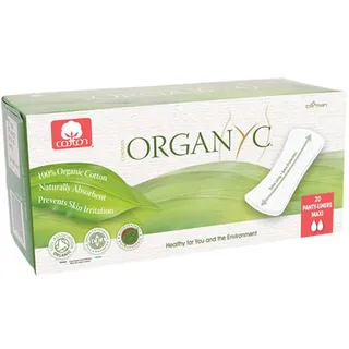 Organyc Light Flow Feminine Care Liners, 20 Pieces