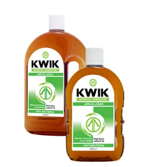 Kwik Antiseptic Disinfectant 750 ml + 500 ml Free