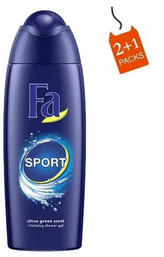 Fa Shower Gel Sport 250 ml 2 + 1 Free